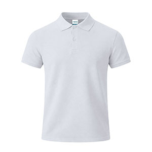 Polo bianca in 100% cotone CHARLES