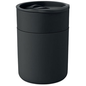 Bicchere con coperchio e protezione isolante GOBLET