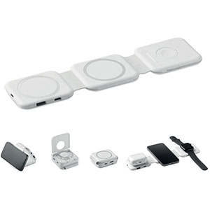 Caricabatterie per 3 devices pieghevole ROIS