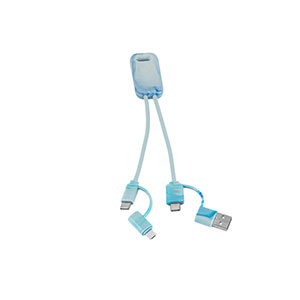 BERNERS - cavetto USB 6-in-1 in rPET riciclato