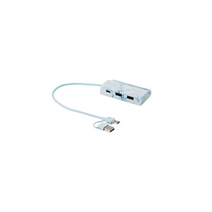 BERNERS HUB - cavetto USB con connettori multipli e 3 porte di ingresso