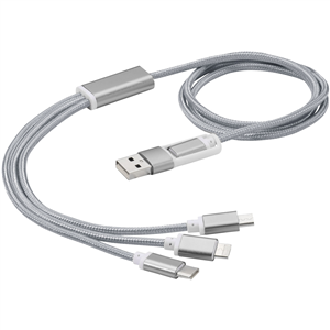 Cavetto di ricarica 5 in 1 VERSATILE - Silver 