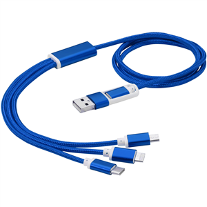 Cavetto di ricarica 5 in 1 VERSATILE - Blu Royal 