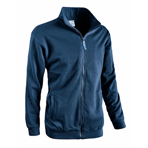 Felpa con zip JUMP - Blu Navy