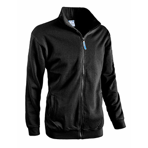 Felpa con zip JUMP - Nero