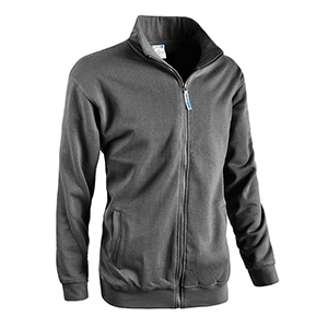 Felpa con zip JUMP - Grigio Smoke
