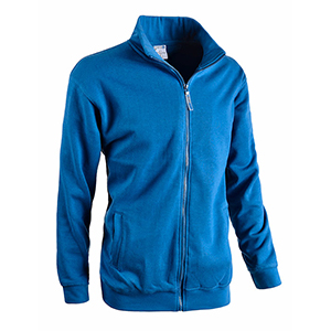 Felpa con zip JUMP - Blu Royal