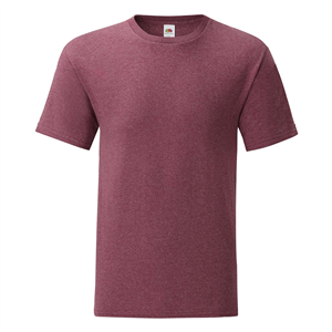 T-shirt in cotone ICONIC 150 T - Bordeaux mèlange