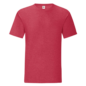T-shirt in cotone ICONIC 150 T - Rosso mèlange vintage