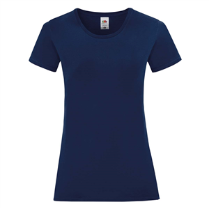Maglietta donna in cotone ICONIC 150 T - Blu Navy