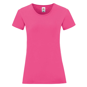 Maglietta donna in cotone ICONIC 150 T - Fucsia