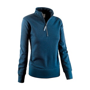Felpa mezza zip da donna STRIKE - Blu Navy
