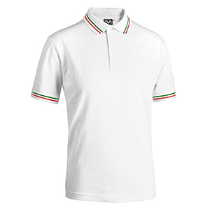 Polo sport in cotone CORTEZ SPORT - Bianco