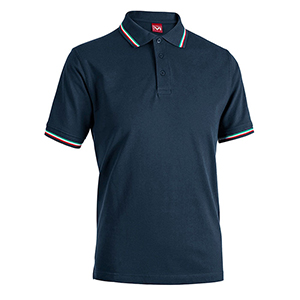 Polo sport in cotone CORTEZ SPORT - Blu Navy