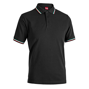 Polo sport in cotone CORTEZ SPORT - Nero