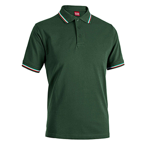 Polo sport in cotone CORTEZ SPORT - Verde Scuro