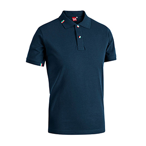 Polo sport in piquet RIO SPORT - Blu Navy