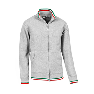 Felpa sport uomo JAGGY SPORT - Grigio Melange