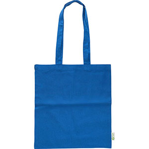 Shopping bag in cotone riciclato CASSIOPEIA - Blu