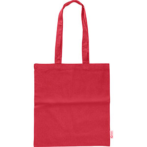 Shopping bag in cotone riciclato CASSIOPEIA - Rosso