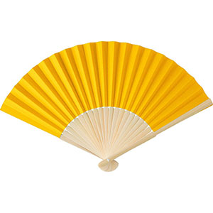 Ventaglio in bambù ELIO - Giallo