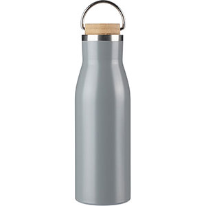Borraccia in acciaio inox riciclato ALINE - Grigio