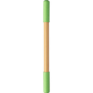 Penna e matita infinita 2 in 1 WOLFGANG - Verde chiaro
