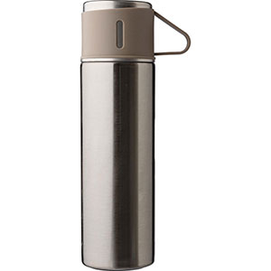 Thermos con 2 tazze HERBERT - Argento