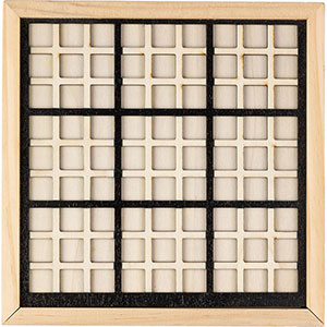 Gioco Sudoku in legno CHRISTA - Marrone