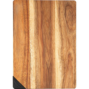 Tagliere in legno con affilacoltelli HEINZ - Marrone