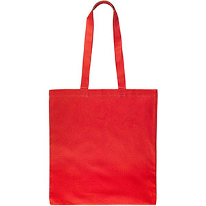 Shopping bag in cotone KENNETH - Rosso