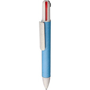 Penna a 4 colori DEBORAH - Celeste
