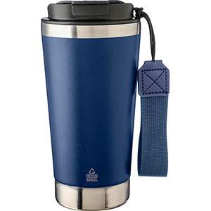 Bicchiere con doppia parete KAYLA - Blu