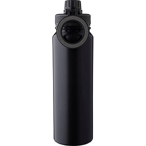 Borraccia termica con supporto cellulare ZINNIA - Nero