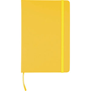 Taccuino ecologico con elastico EVA - Giallo