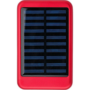 Power bank solare TYCHO - Rosso