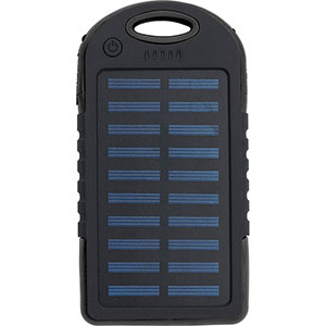 Power bank gommato ARIN - Nero