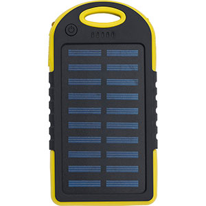 Power bank gommato ARIN - Giallo