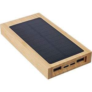 Power bank solare ELZ - Marrone