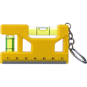 Portachiavi con livella INDIRA - Giallo