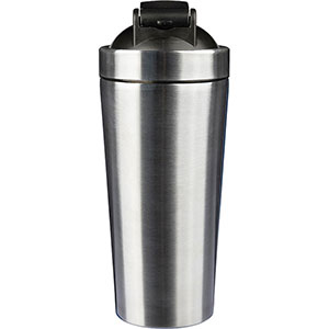 Borraccia con sfera shaker ORLA - Argento