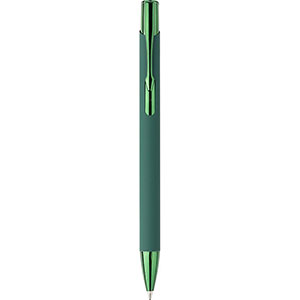 Penna in metallo gommato ANISA - Verde