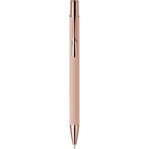 Penna in metallo gommato ANISA - Rose gold