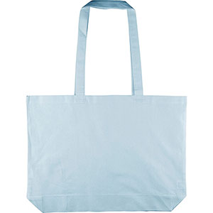 Borsa spesa in cotone TARIN - Blu pastello