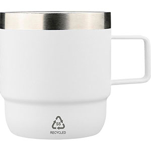 Tazza termica a doppia parete LILIA - Bianco
