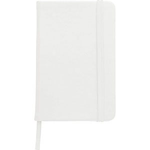 Quaderno con elastico BRIGITTA - Bianco
