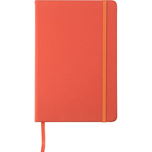 Quaderno con elastico EVA - Arancio