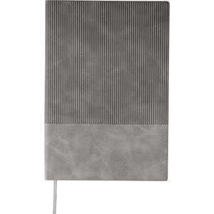 Taccuino in PU riciclato ELIAN - Grigio