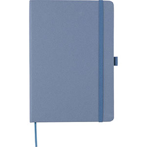 Quaderno ecologico con elastico GERTRUD - Blu