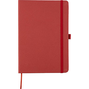 Quaderno ecologico con elastico GERTRUD - Rosso